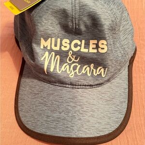 Tek Gear Gray and Brown Cap - Muscles & Mascara, New With Tags